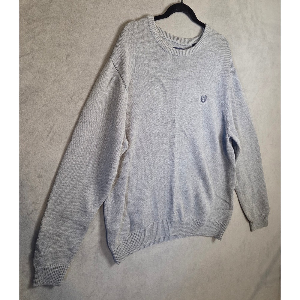 Chaps  Crewneck Chunky Sweater Men's XXL Classic Preppy Old Money Coastal Cozy - Picture 2 of 13